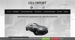 Desktop Screenshot of gsa-import.fr